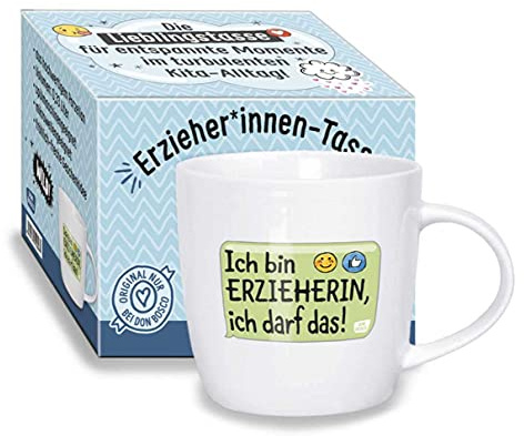Original Don Bosco Erzieher*innen-Tasse: Ich bin Erzieherin, ich darf das!