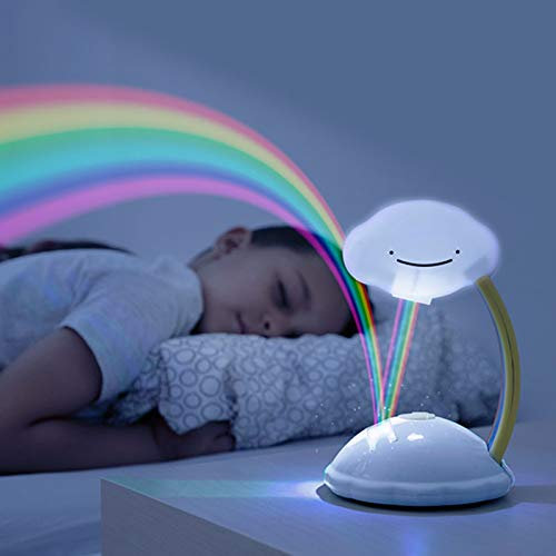 SHOP-STORY - Proiettore LED nuvola arcobaleno - Splendida luce notturna per bambini