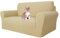 MAXIJIN Super Stretch Couch Cover for 2 Seater Couch, 1-Piece Universal Love Seat Covers Jacquard Spandex Sofa Protector Dogs Pet Friendly Fitted Loveseat Slipcover (2 Seater, Beige)