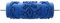 Rouleau a peinture avec motifs decoratifs pour machine Motifs fleurs/bleu 15 cm