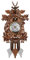 Handgefertigte Holzkuckucksuhren für die Wand, Schaukel Antik Coo Coo Uhr Vintage Kuckuck Hängende Uhr Pendel Wanduhr für Kinderzimmer Dekor Kunst Wohnzimmer Küche Wohnkultur