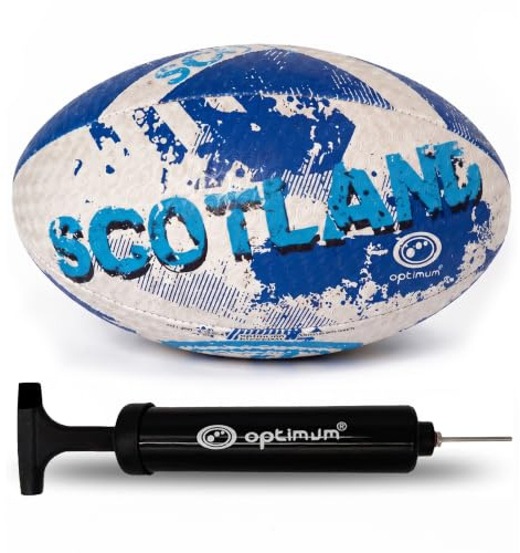 Optimum Nation Rugbyball – Schottland – 4 – mit Pumpe