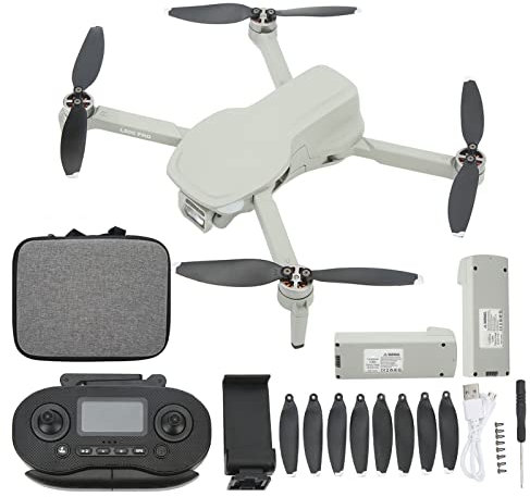 GPS-Drohnen, L500PRO Faltbar 4K Luftaufnahmen, HD Rones mit Kamera für Erwachsene 4K-GPS Automatische Rückkehr nach Hause, Quadcopter-Drohne mit Fernbedienung, Gesten Selfie (3 Batterie)