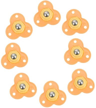 Uonlytech Scatola Da 8 Pezzi Adesivo Universale Rotella Adesiva Per Armadio Puleggia Inferiore Della Spazzatura Ruote Dell'armadio Incollare La Puleggia Piccolo Cestino Ruota Pp Tallone