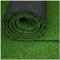 MDEKOR Tappeto in erba artificiale per esterni, resistente alle intemperie, al metro, verde, 110 x 200 cm, per balcone, permeabile all'acqua con drenaggio, a pelo corto, 15 mm, effetto prato naturale