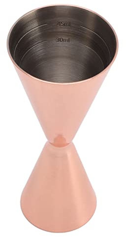 Jigger per Bartending, Jigger per Cocktail in Acciaio Inossidabile Double Jigger 2 Oz 1 Oz, Misurino per Cocktail Jigger Giapponese con Misurazioni All'interno, 4,1 Pollici