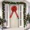 Chexin Große Weihnachtsschleifen, Große Masche, Riesen Geschenkschleife-XXL 45cm, Große Rote Schleife für Weihnachtsdeko Weihnachtsbaum Kranz Party Neujahr DIY, Schleifen mit “Merry Christmas” Bänder
