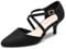DREAM PAIRS Damen Sandale Pumps mit spitz zulaufenden hohen Absätzen, mit verstellbarem Schnallenverschluss,Size 39,Schwarz,SDPU2437W-E