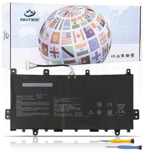 ANTIEE C21N1808 Akku für ASUS Chromebook C423 C523 C423NA C523NA C423NA-EB C423NA-BZ C423NA-BZ0057 C423NA-DH02 C423NA-EB0108 C523NA-A20007 C523. NA-IH24T C523NA-BR0035 C21PQCH C423NA-BV0129