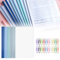 A4 Reliure Barre Coulissante,10pc A4 Couverture de Rapports,Transparent Chemise Couvertures,Plastique Chemise Couvertures de Rapports,Couvertures Rapport Claires,Transparent Barre Coulissante Rapport