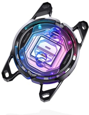 Granzon GAM0.1 CPU Water Block with 5v aRGB (AMD AM4 / AM5) - Black