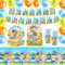 Vajilla de fiesta de cumpleaños, 60 unidades Blue-y birthday decorations Party Deko cumpleaños cake topper deko platos, plato de cartón para cumpleaños infantiles, globos de aire, mantel de cumpleaños