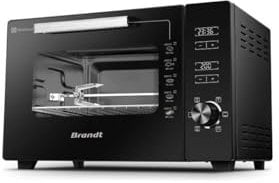 BRANDT - FC406MHB - Mini four 40L - Dimensions plat : 29*38 cm - Réglage de la température: 40 ? a 220 ?