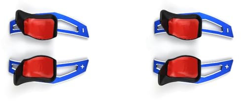 ClAZTyict 4 palette per cambio del volante per Golf 6 Mk5 Mk6 R20 R36 CC (blu)