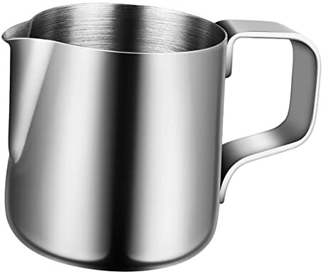 Amosfun Brocca Per Schiumare - Tazza Per Latte Art Riutilizzabile - Coperchio Per Tazza Da Caffè Isolata - Tazza Da 100 Ml Per La Casa