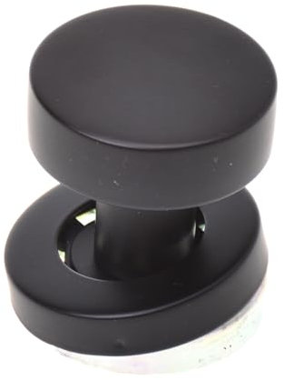 Poignee de Porte rotatif - Bouton porte d'entrée en Acier Inoxydable - sur rosace ronde - Poignée pour l'extérieur & l'intérieur
