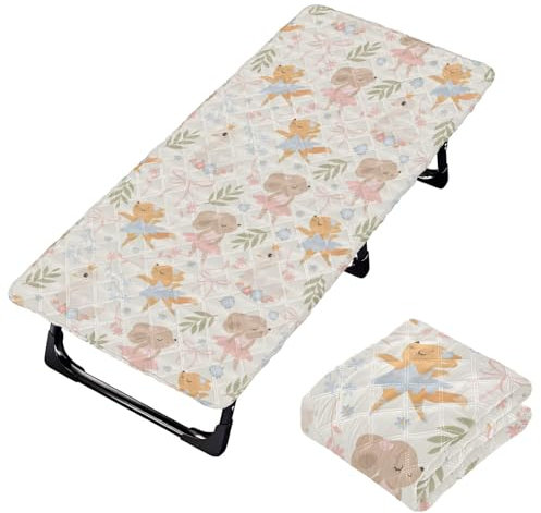 Sábana de viaje para niños pequeños, suave y cómoda, para cama de bebé portátil, para espacios pequeños, cuna de playa, 50 x 25 pulgadas (sábana, cama no incluida)