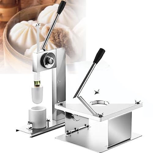 Baozi Maker, halbautomatische Brötchenherstellungsmaschine, chinesische Bao-Form, manuelle Brötchenherstellungsmaschine zum Kochen von köstlichem Baozi, Bao-Dampfgarer, 400–500 Brötchen/h
