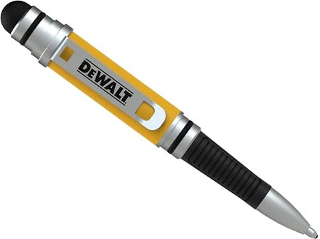 DeWALT 3-In-1 Stylus Pocket Pen Works With Digital Kiosks, Phones, and Tablets While The Nylon Tap Tip Is Keypad Friendly