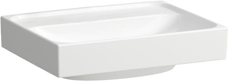 LAUFEN Meda Aufsatzhandwaschbecken, geschliffen, 450x350mm, ohne Hahnloch, ohne Überlauf, H8161114001121, Farbe: Weiß