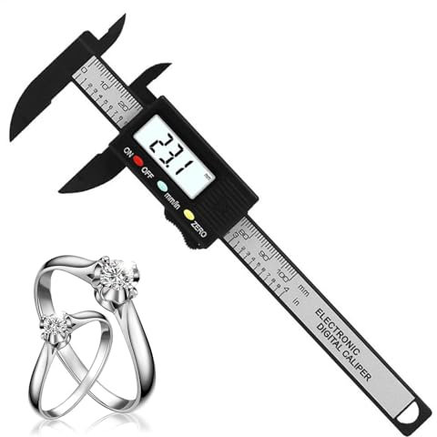 Pequeña pinza vernier digital, pequeña calibración digital vernier - 0-100 mm Pantalla de pantalla Herramienta de medición | Herramienta de medición de calibradores de vernier electrónico, pulgadas y