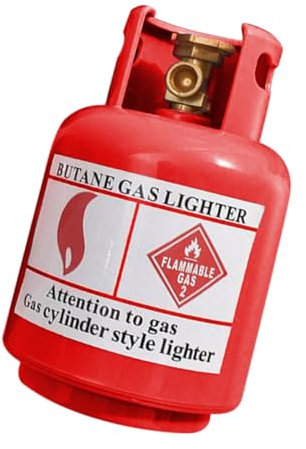 Kisangel Hucha De Gas Hucha Hogar Forma De Botella De Gas Decorativa para Escritorio