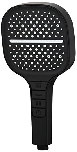 7-Spray Handheld Shower Head, ABS High Pressure Shower Heads with Powerful Shower Spray,Wall Mounted Shower Head Set with 59 inch Hose,Black,A
