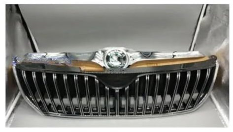 Front Kühlergrill Für Skoda Für Superb 2009 2010 2011 2012 2013 Auto Kühlergrill Montage Mesh Abdeckung Protector Facelift Grill(B 2 PCS)