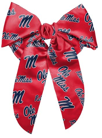 Littlearth NCAA Mississippi Ole Miss Rebels Big Bow Hair Clip