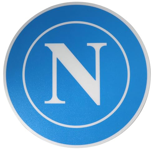 Tappetino mouse mousepad NAPOLI con logo nuovo diametro 20 cm rotondo PRODOTTO UFFICIALE