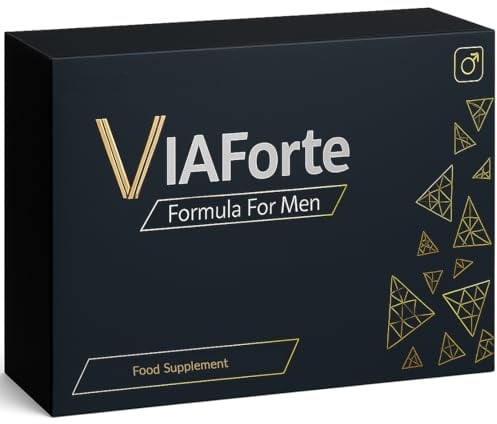 VIAForte Food Supplement | Ginseng Daily Herbal Formula | Easy to Swallow Capsules | UK