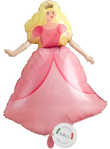 balloa Folienballon Prinzessin Princess, XXL Geburtstagsdeko, 71 cm | Prinzessin im Märchen-Design, XXL, heliumgeeignet, ungefüllt, für Prinzessinnenparty und Mädchengeburtstag