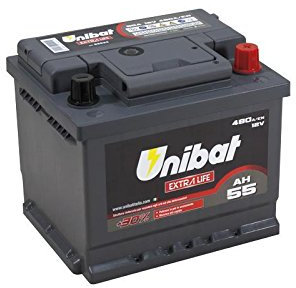 Batteria Unibat EXTRALIFE 55 AH 480 EN