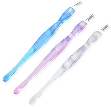 Frcolor ongles haut de traçage de pédicure häutchen Décapant pour tondeuse de curseur de callosités et peaux mortes de perte de fourche (Lot de 12)