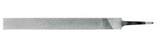 BLU-DAN 0013250C Chrominox-Flachfeile schlicht 250 mm