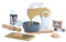 KidKraft 53535 Ensemble Cuisine et Pâtisserie en bois Style moderne façon inox, Accessoires pour enfant