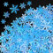 HOWAF Schneeflocken Konfetti 300 Stück Blau deko Schneeflocken Konfetti Winter Weihnachten Deko Klein, Weihnachten Tischdeko streudeko für Weihnachts Party, Silvester, Hochzeit, Geburtstag