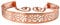 Live It Style It Womens Metal Waist Belt Mirror Wide Gold Silver Full Plate Waistband Chains (Rose Gold - Cut Out, 3.5cm)