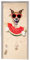 A.Monamour Sticker Porte Autocollant Poster de Porte 3D Drôle De Chien Enterré Dans Sable En Train De Manger Pastèque Et Glace Vinyle Affiche de Porte Sticker Mural Papier Peint Art Décor 83 x 204 cm