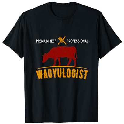Wagyulogist Wagyu Rind BBQ Grillmeister Japan Steak Grillen T-Shirt