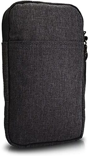 MyGadget Borsa Nylon 6,5 - Case Protettiva - Custodia Sleeve - (10 cm x 17 cm) - -Portatile per eBook Reader | Smartphone | Apple iPhone 13 Pro - Colore Nero