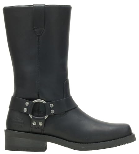 HARLEY-DAVIDSON FOOTWEAR Stivali alti al ginocchio Korsen 11 Scarponi da uomo, nero, 42.5 EU