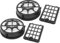 vhbw Filter Set compatible with Zanussi ZAN7870EL, ZAN7880UKEL Vacuum Cleaner - 6x Spare Filter