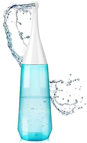 Douchette Intime Maternité 350 ml - Douche Portable avec 2 buses, Douchette Portable pour Hygiène Intime, Bidet portable Remplace Lingettes Humides et Permet d'économiser l'eau