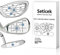 Seticek Left Hand Golf Impact Tape 150 Pc ｜Self-Teaching Sweet Spot and Consistency Analysis ｜ Improve Golf Swing Accuracy and Distance