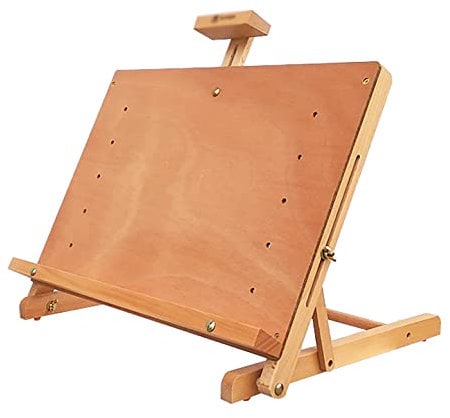 Robustes und langlebiges A1 A2 A3 A3 8K 4K Kunst-Zeichenbrett, tragbares und verstellbares Holz-Skizzenbrett, Kunsthandwerks-Malerei-Halter, Display, Anfänger und Jugendliche – hält Leinwandkunst bis