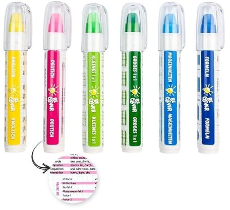 TRENDHAUS Spicker Zieh- und Steck Radierstift Alles für die Schule, Preis pro Stift