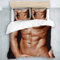 Tizhweqo Bettwäsche 135x200 Sexy Bettwäsche-Sets Sexy Nackt Weiche Mikrofaser 3D Druck Sexy Bettbezug Set 3 Teilig Bettbezüge mit Reißverschluss und 2 Kissenbezug 80x80 cm A4987