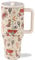 HydroJug Traveler - 32 oz Water Bottle with Handle & Flip Straw - Fits in Cup Holder, Leak Resistant Tumbler-Reusable Insulated Stainless Steel & Rubber Base - Gifts for Women & Men, Rodeo