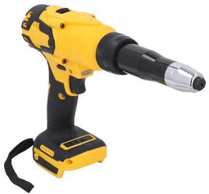 Pistola Remachadora Eléctrica Automática, Kit de Herramientas de Remachado Ciego sin Escobillas, 2,4-4,8 MM, 2 Velocidades, para Batería BL1840 de 18V